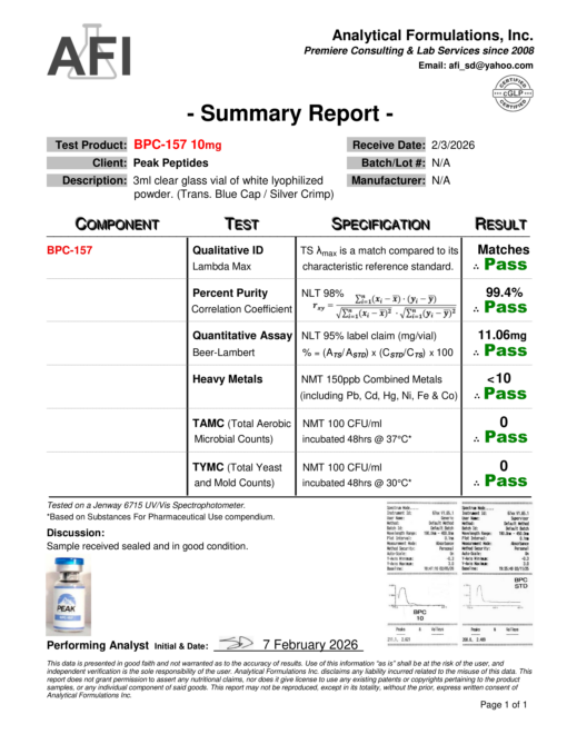 bpc 157 hormones Healing main image 1
